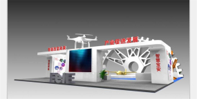 深圳电子装备展主场展台设计效果图