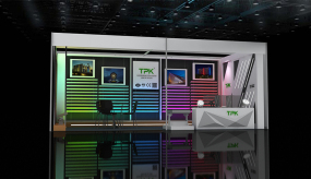 TPK国外迪拜灯饰展览会18平展台设计效果图