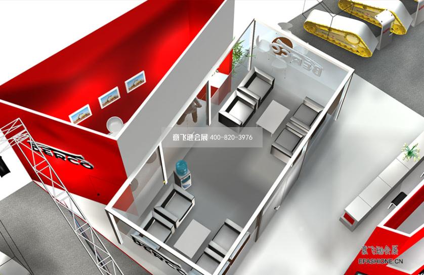 上海宝马展伯尔克底盘展台设计搭建,机械展展台搭建