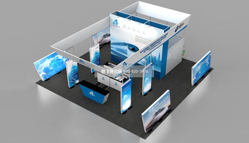 巴西电子展国外展台设计效果图