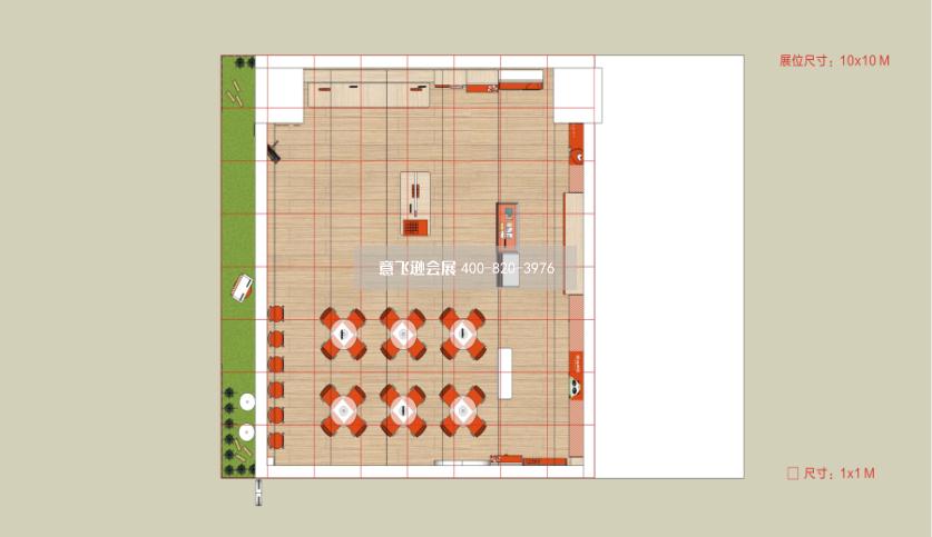 北京集藏文化博览会熊猫邮局展台设计效果图