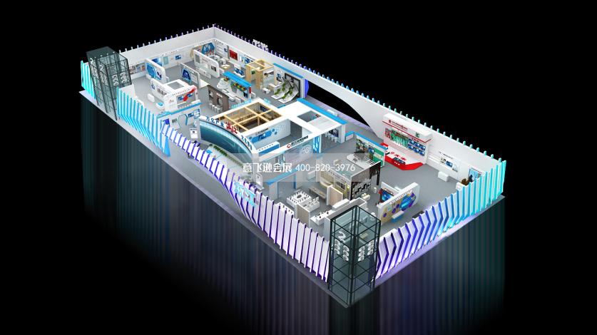深圳文博会浙江馆展台设计效果图,大型展台设计效果图