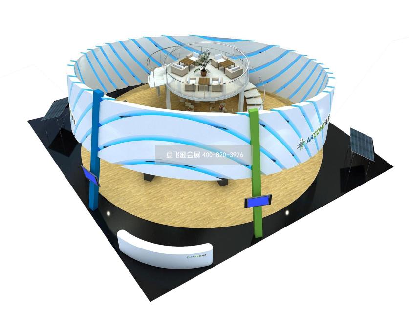 爱康上海光伏能源展台设计