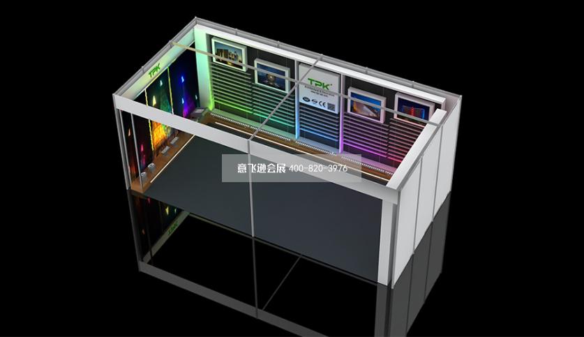 TPK国外迪拜灯饰展览会18平展台设计效果图